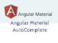 Angular Material AutoComplete