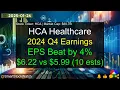 HCA Healthcare HCA 80 7B - 2024 Q4 Earnings Analysis