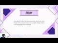 Struktur Data ARRAY HASH MAP STACK QUEUE