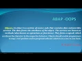 ABAP-OOPS Quickview Part-1 Objects Classes
