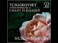 18 Morceaux pour piano seul, Op. 72: XIV. Chant élégiaque
