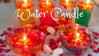 water candle diwali decoration floating candles diy water candle water candle making at home