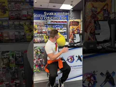 POV: Svaka potjera u crtićima 🤣 #gallasandalla #pabs #gameshop #rijeka #funny