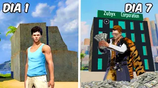 RETO: 7 DIAS PARA SER MILLONARIO EN FREE FIRE!!!