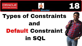 Apps Technical 18 Types of Constraints and Default Constraint in SQL