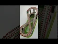 Download Lagu Vintage 1950's J. Chein Tin Toy Wind Up Roller Coaster 2 Cars