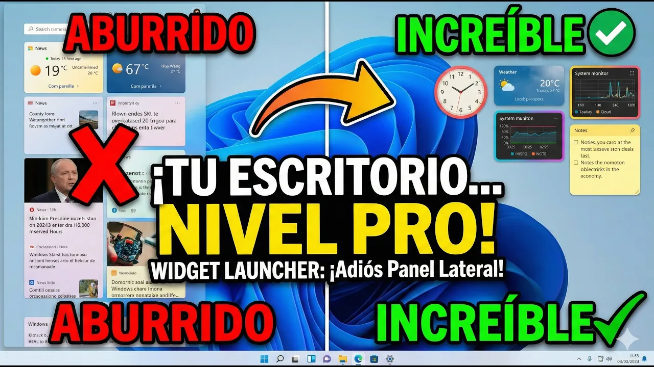 ¡Recupera los widgets clásicos en Windows 11 fácil!