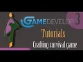 GDevelop Tutorial Making crafting survival game PART 3 Character walking left-right animations