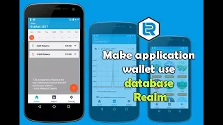 Android Studio - How to make application wallet use database Realm