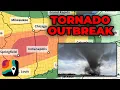 Tornado Outbreak in Indiana Illinois June 17 2026
