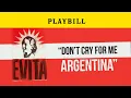 Don t Cry for Me from Evita