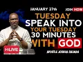Lagu Speak Into Your Tuesday With Power | January 27th Prophetic Prayer | Apostle Joshua Selman