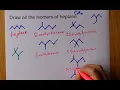 Draw all the Isomers of Heptane C7H16
