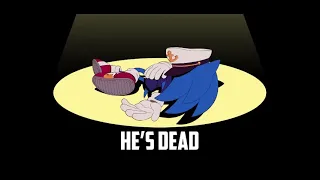 Sonic does the Family guy death pose
