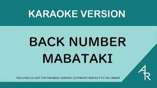 Download [Karaoke] Back Number - Mabataki MP3