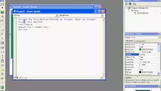 Visual Basic 6 0 RPG Game Tutorial Part 1 Moving An Object Using W A S D Keys