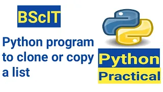 Write a Python program to clone or copy a list How to Clone or copy a List