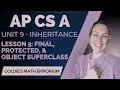 AP CSA - Unit 9 Inheritance