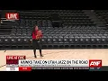Atlanta News First anchor Tori Cooper takes some threes