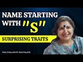 Name Beginning with Letter S Surprising Traits