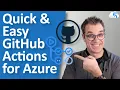 How to deploy automatically a new website with the GitHub Actions to Azure