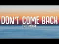 Tate McRae - don't come back (Lyrics)