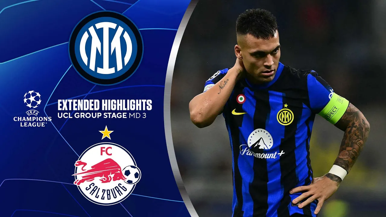 Inter vs. Salzburg: Extended Highlights | UCL Group Stage MD 3 | CBS Sports Golazo