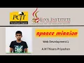 Space Mission JavaScript 2D Game Design using VS Code Java Institute Selection Programme 2023