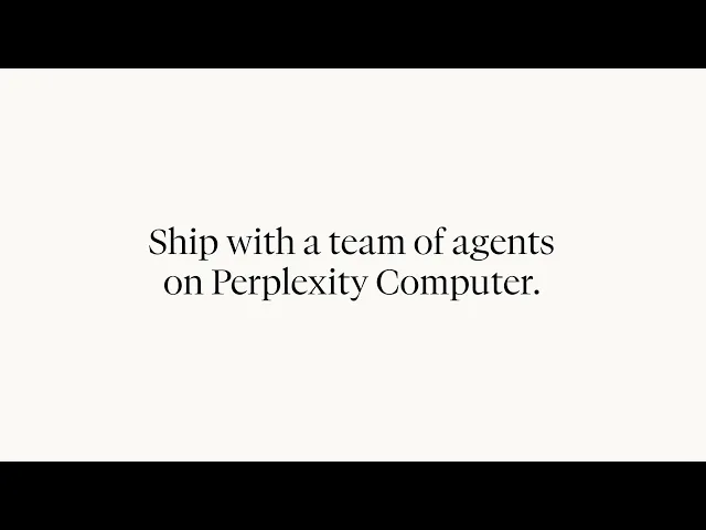 Agentes da Perplexity em ação