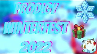 Prodigy Winter Fest 2022 New Gear Buddies and More