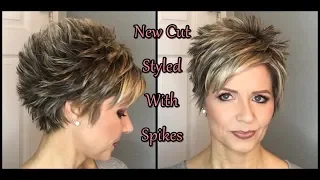 Hair Tutorial My New Cut - Spiked Style