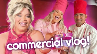I have a MEAL & COMMERCIAL at BENIHANA!!! 😱 | Behind the Scenes VLOG 💕