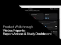 Viedoc Reports - Reports Access Study Dashboard
