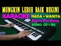Download Lagu WALAU HATI MENANGIS - Pance Pondaag | KARAOKE Nada Wanita