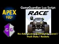 R A C E Game Guardian Lua Script Hacks Rocket Car Arena Extreme