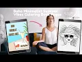 Boho Minimalist Summer Vibes Adult Coloring Book - 50 Inspired Unique Designs for Mindful Relaxation