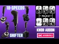 The Best H-SHIFTER Invention Ever - 18 SPEED SHIFTER KNOB ADDON MANUAL SHIFTING