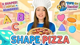 Let’s Make a Shape Pizza! 🍕 Learn Shapes & Numbers for Toddlers | Preschool Learning
