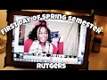 First day of Spring semester vlog 2022 Rutgers