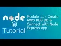 Create AWS RDS DB Connect localhost with RDS DB Node Js and RDS DB connection