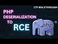 PHP deserialization to Remote Code Execution NaSCon 24 CTF Walkthrough