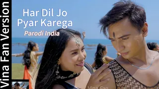 har dil jo pyar karega vina fan parodi india recreate rani mukerji salman khan