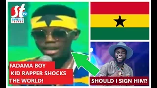 kid rapper shocks the world by rapping about ghanas history accurately m anifest must sign him 