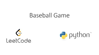 Leetcode - Baseball Game Python
