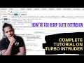How To Use Turbo Intruder Burp Suite Extension Fastest Tool For Brute Forcing Attacking