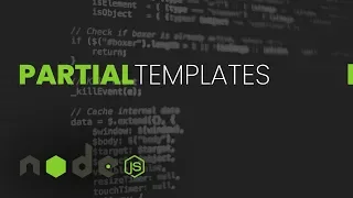 Including Partial Templates NodeJs
