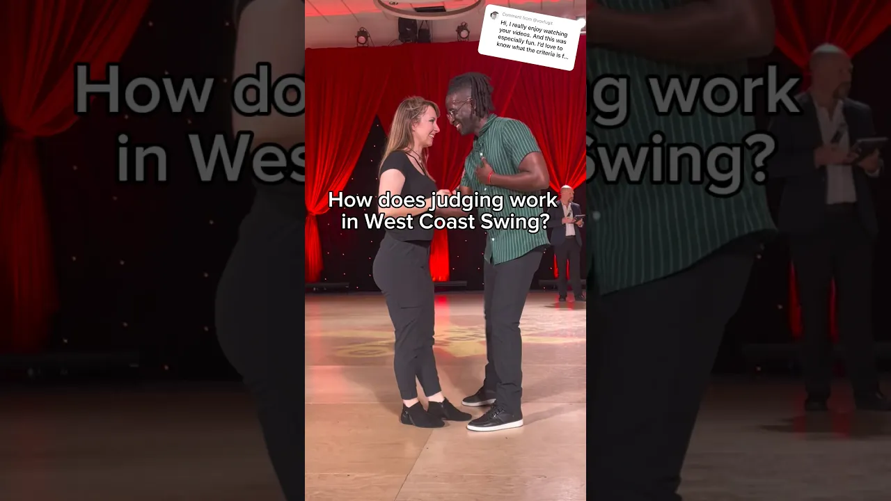 How does judging work in West Coast Swing?  | #dance #westcoastswing #judge #how #shorts #discovery