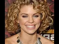 Short curly hairstyles for chubby faces