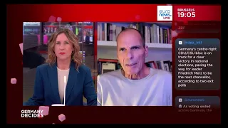 Yanis Varoufakis comments on the 2025 German election on euronews