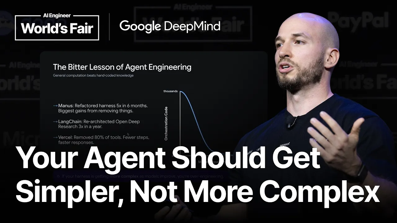 Agents Without Code: Skills, YAML, and Filesystems Replaced Python — Philipp Schmid, Google DeepMind: video thumbnail